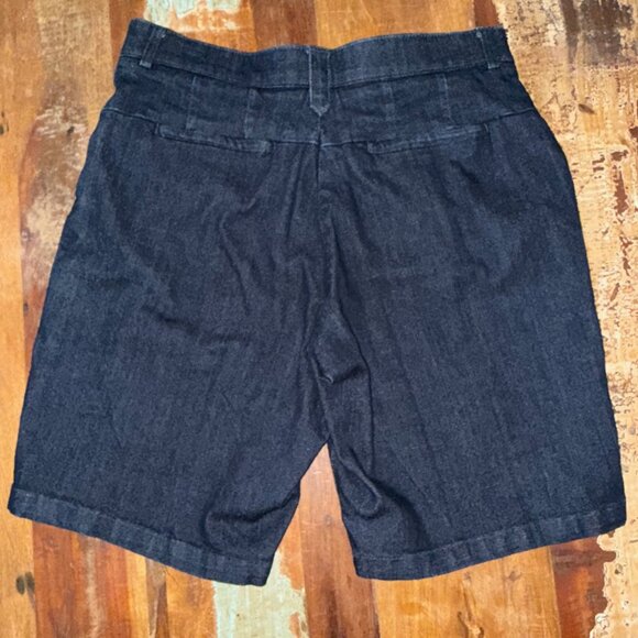 Lee Total Freedom‎ Dark Denim Stretchy Shorts Size 10 - Picture 3 of 6